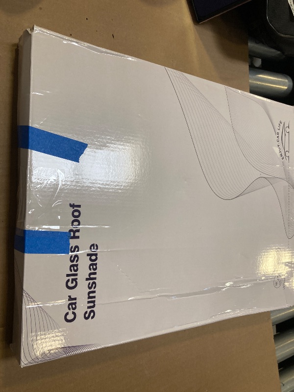 Photo 1 of REEVAA 2025 Upgrade Tesla Model Y Sunshade Roof [No Gaps, No Sagging] Tesla Y Accessories Heat Insulation Foldable Glass Sunroof Cover for Model Y 2021-2025 (Not Fit New Y Juniper), 2PCS, Black