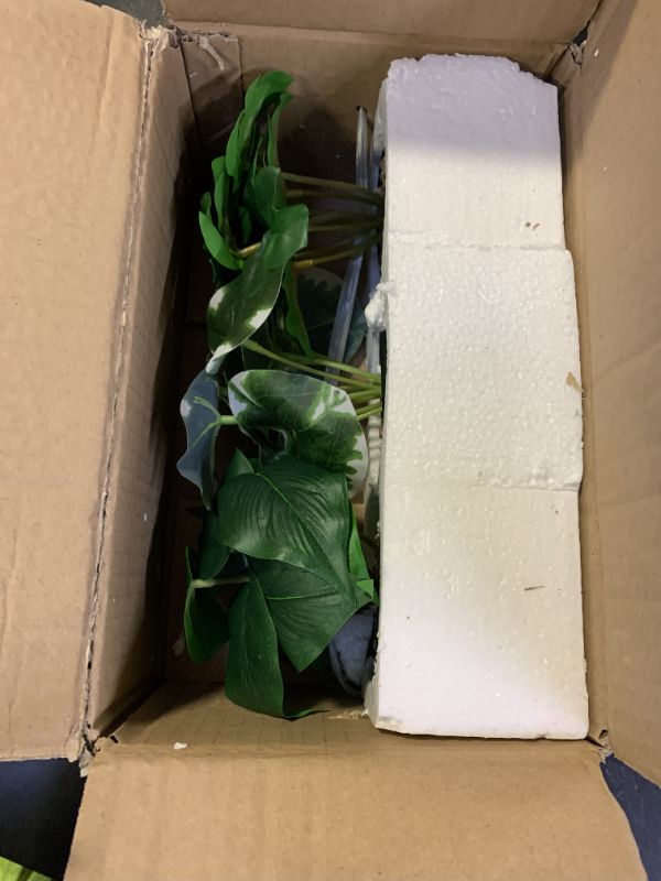 Photo 1 of Briful 3PCS Fake Plants Potted Artificial Plants Mini Faux Plants in Black Ceramic Pots Greenery Décor for Home Office Table Room Farmhouse Indoor Decoration