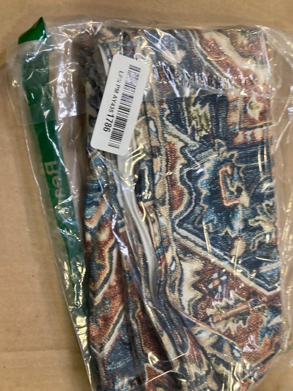 Photo 1 of BUAEL Boho Throw Pillow Covers 24x24 inch Set of 2,Boho Vintage Carpet Pattern Antique Ethnic Decor Double Sided Pattern Cushion Cover Soft Pillow Case Living Sofa Room Bed Square Pillow Cover