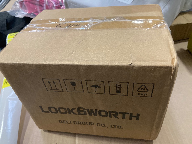 Photo 1 of 0.23 Cubic Feet Safe Box, Small Safe W/Fireproof Bag, Keys & Pass Code, Digital Electronic Security Money Box for Cash, Document, Home, Office, Hotel Use, Grey, 6.69"D x 9.06"W x 6.69"H