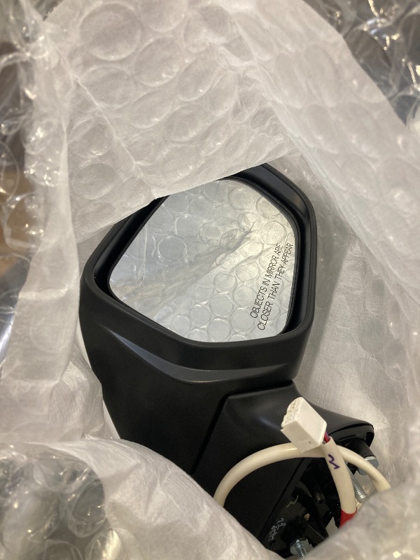 Photo 1 of A-Premium Passenger Side Power Door Mirror Compatible with Toyota Corolla 2019 2020 2021 2022 - Heated Manual Folding w/Turn Signal White Outside Rear View Mirror