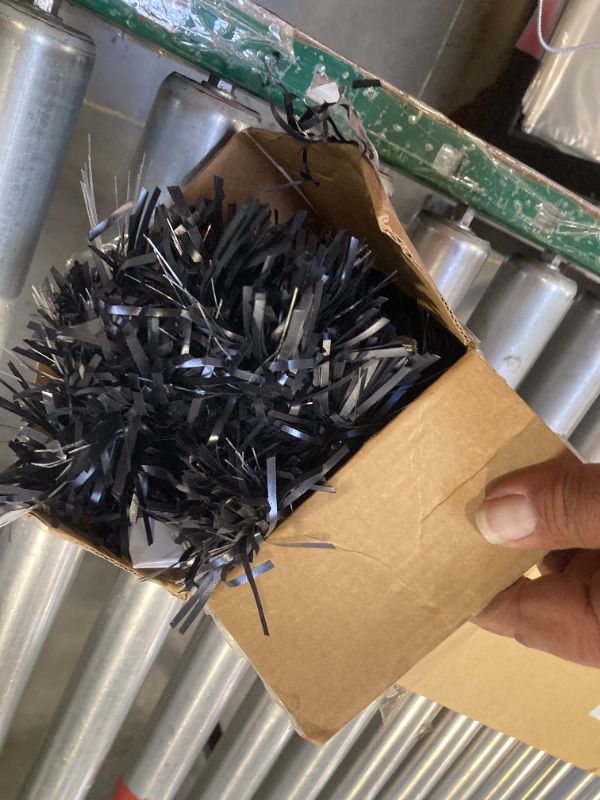 Photo 1 of 3ft Black Fiber Optic Christmas Tree,Pre-Lit Artificial Mini Christmas Tree, Tabletop Small Xmas Tree with Stars Holiday Home Decorations