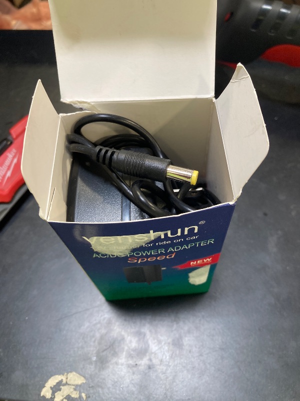 Photo 1 of 12V Battery Charger for Ride On Toys Car, 12 Volt Kids Battery Class 2 Power Supply for Best Choice Products Kids Truck Kidzone Bumper Car Jeep Tractor Motorcycle ATV 12V Powered Wheels Charger