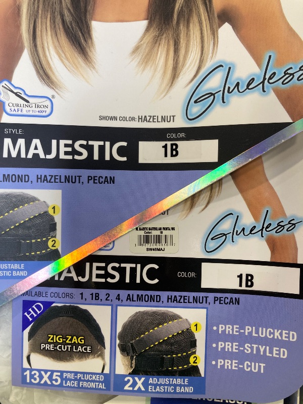 Photo 1 of -N-Go Masterclass Glueless 13X5 Pre-Plucked Hd Lace Front Wig - Royal (1B OFFBLACK)