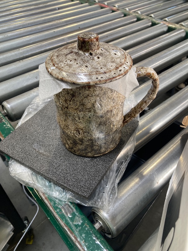 Photo 1 of 26oz Large Ceramic Coffee Mug,Extra Big Tea Cup with Handle and Lid,Bamboo Oversized Office Water Mug,Jumbo Glaze Coffee Mugs,White