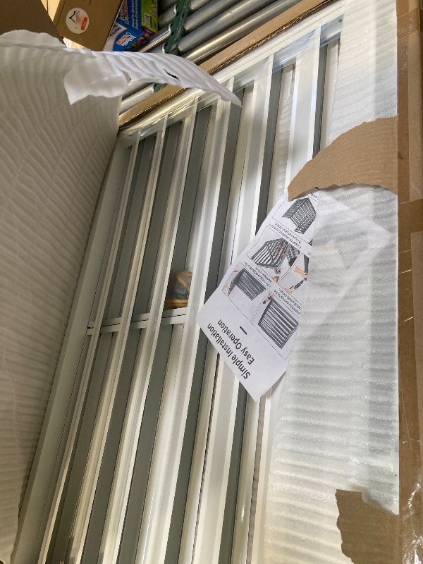 Photo 1 of Aluminum Mini-Split Condenser Cover, Air Conditioner Shade Covers for Outside, Fencing to Hide Air Conditioner, Shelf Plant Stand for Outdoor