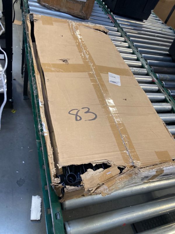 Photo 1 of 3-Tier Steel Wire Shelving Unit in Black (36 in. W x 54 in. H x 14 in. D)