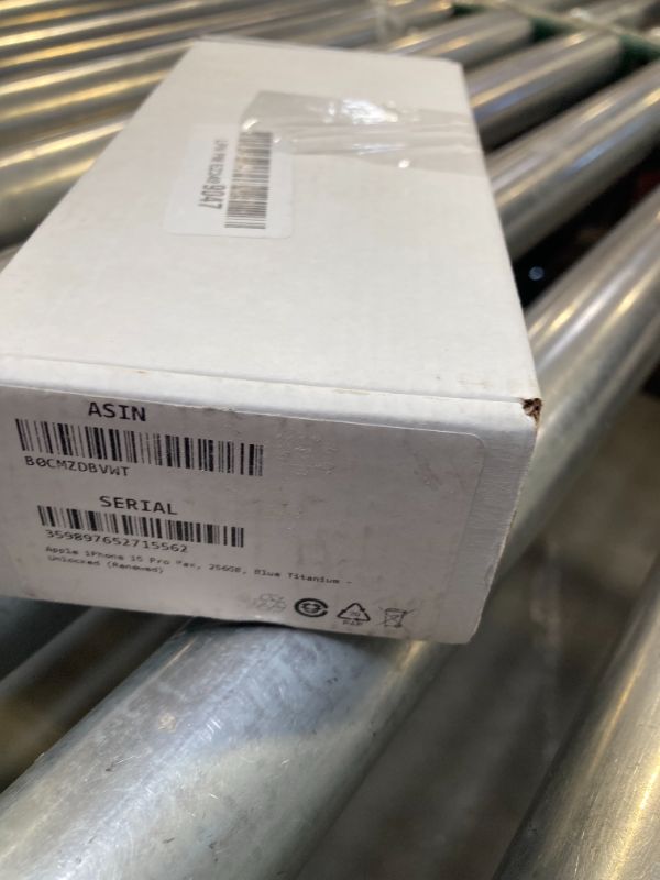 Photo 1 of Apple iPhone 15 Pro Max, 256GB, Blue Titanium - Unlocked (Renewed)