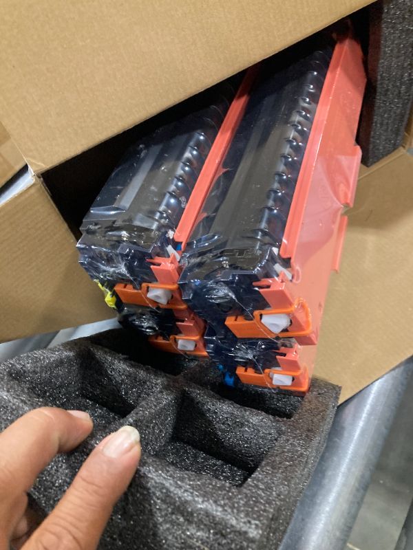 Photo 1 of 410A Toner Cartridges Replacement Pro M452 MFP M377 M477 (with Chip) for HP 410A 410X Toner Works for Pro MFP M477fnw,Pro MFP M477fdw M477fdn,Pro MFP M452nw M452dn M452dw M377dw Printer(4-Pack)