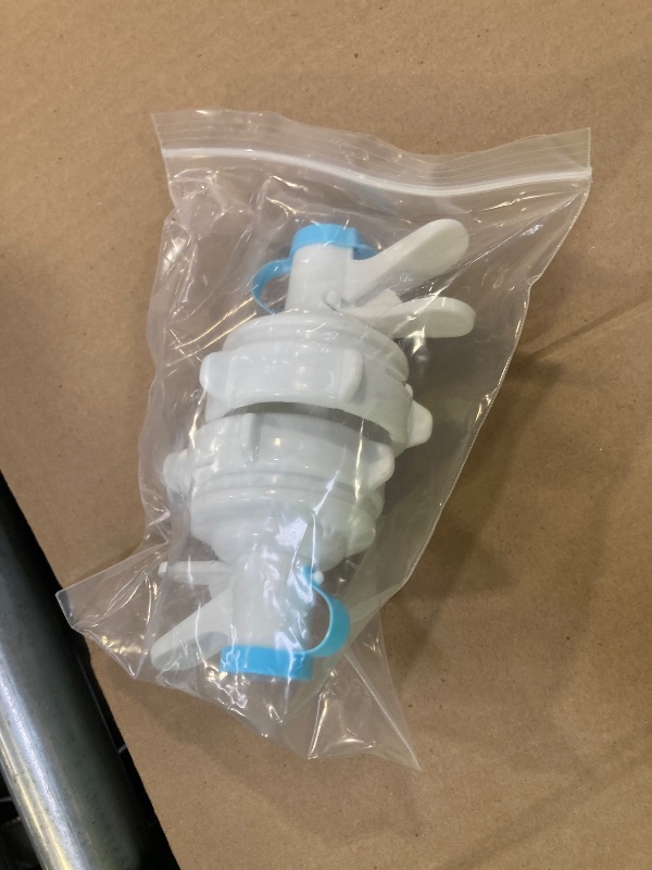 Photo 1 of 2 Pack Water Jug Dispenser Valve Water Jug Cap Bottle Spout Reusable Plastic Spigot Faucet for 55mm Non Threaded Crown Top Drinking Bottle