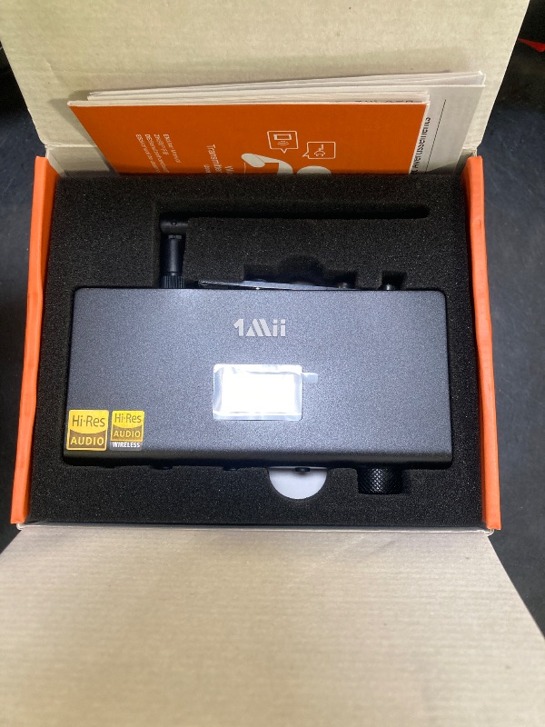 Photo 1 of 1Mii DS700 HiFi Bluetooth Audio Transmitter Receiver for TV, Long Range Wireless Adapter with Audiophile DAC, LDAC/aptX HD/aptX LL, OLED Display, Optical & Coaxial Input/Output, RCA Output Only