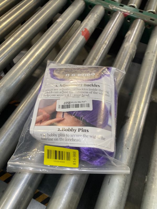 Photo 1 of FantaLook Long Purple Braid Cosplay Wig for Halloween Party Costume (Small Size)