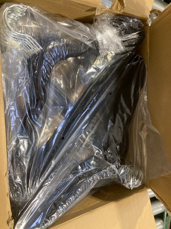 Photo 1 of HOUSE DAY Premium Velvet Hangers 50 Pack Black, Non-Slip Flocked Felt Hangers, Sturdy Clothes Hangers with 360° Rotatable Hook, Heavy Duty Coat Hanger, Durable Slim Hanger for Closet Space Saving