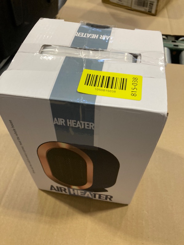 Photo 1 of QQT Electric Space Heater,Portable Energy Efficient Space Heaters for Indoor Use,Two-Speed Portable Heater Fan for Office with Adjustable,Overheating Protection,Dumping Shutdown (White)