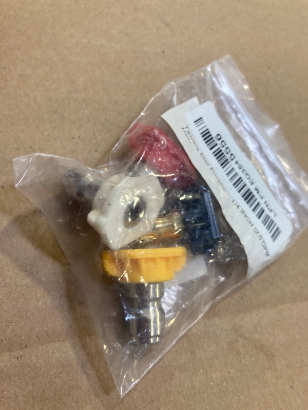 Photo 1 of 4pcs only---Twinkle Star Pressure Washer Nozzle Tips Multiple Degrees, 1/4 INCH (2.5 GPM)