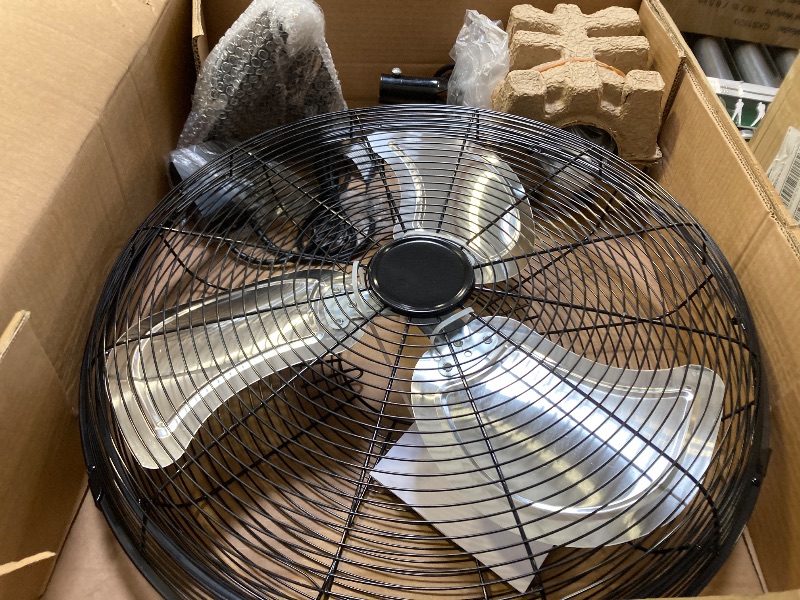 Photo 1 of 24 Inch 9500 CFM Waterproof Wall Fan Pro Series - Outdoor High Velocity Wall Mount Fan with Enclosed Motor for Residential, Warehouse, Patio, Shop, Garage, Barn UL Safety Listed
