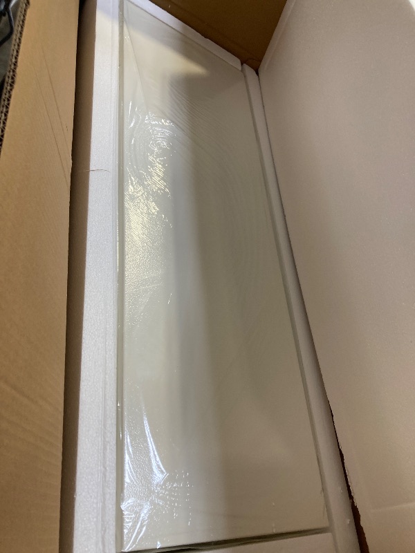 Photo 1 of Stainless Steel Shower Niche 12" X 36"?3-Tier Shelf Niches Bathroom Shelf Recessed Wall Niche No Tile Needed Shower Shelf for Bathroom Storage(White, 12 x 36)
