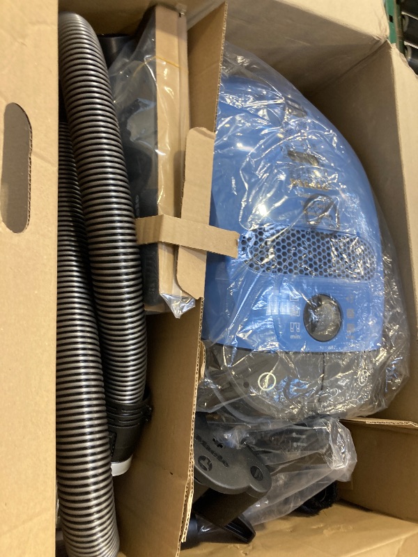 Photo 1 of Miele Classic C1 Turbo Team Bagged Canister Vacuum, Tech Blue - Portable, Household
