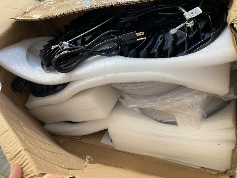 Photo 1 of 10 Pack 155W UFO LED High Bay Light with Reflector 22,500lm 5000K LED High Bay Lights AC110-277V 5' Cable with Plug Waterproof UFO Lights for Garage Shop Factory Warehouse ETL Listed
