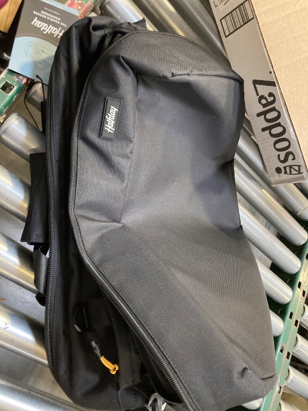 Photo 1 of Halfday Double Decker Weekender Bag 40L | Designed for Easy Packing & Storage (Padded Strap, Zippered Bottom Compartment, Interior Mesh Pockets, Trolley Sleeve, Water-Resistant Fabric), Jet
