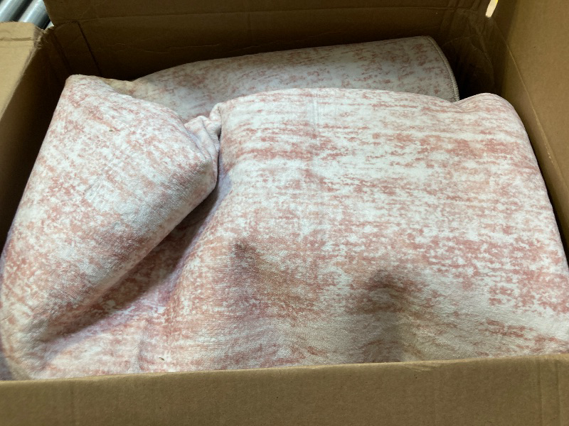 Photo 1 of  Area Rugs Washable,Pink Rug for Living Room Medium Size 