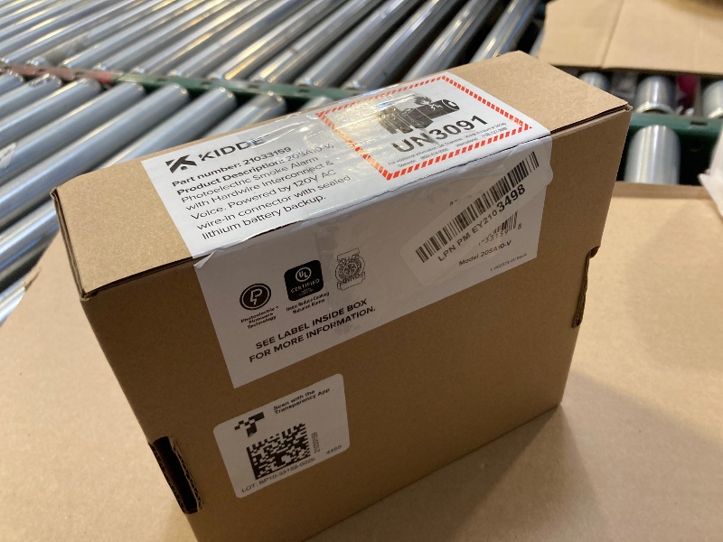 Photo 1 of Kidde Hardwired Smoke Detector, 10-Year Battery Backup, Voice Alerts, Interconnectable, LED Warning Light Indicators, 20SA10-V