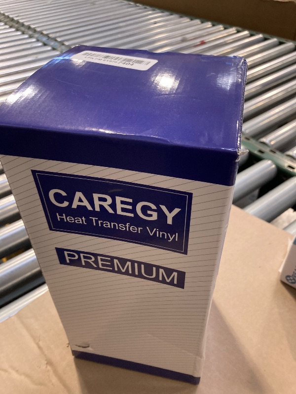 Photo 1 of CAREGY Heat Transfer Vinyl HTV for DIY T-Shirts 12 Inches by 3 Feet Rolls (20 Pack)