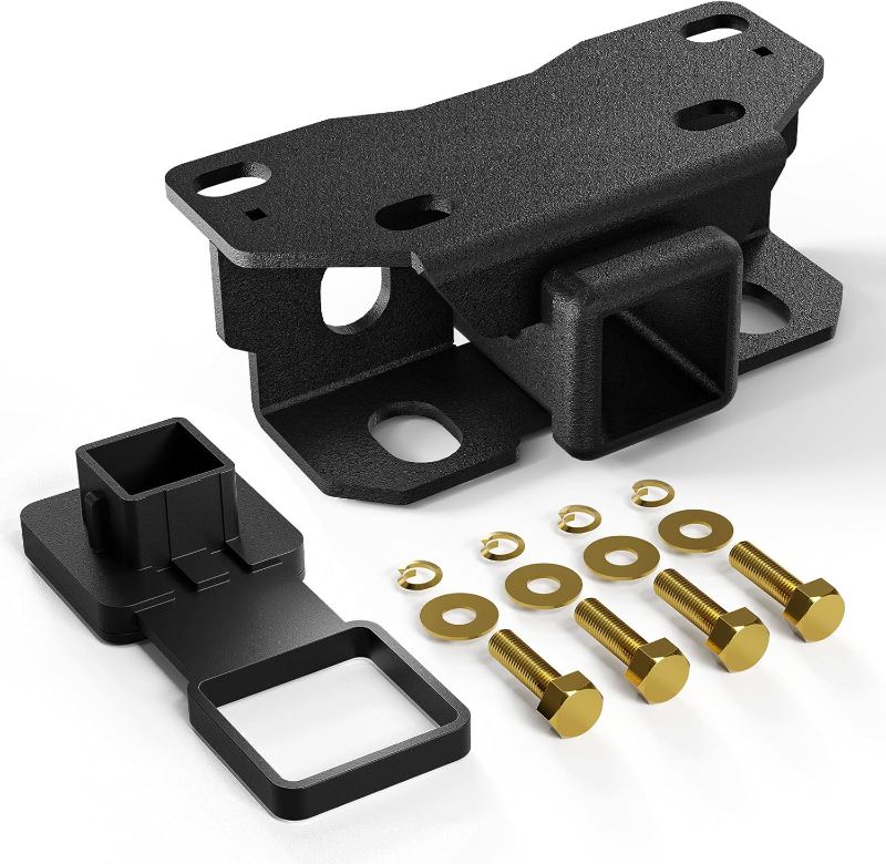 Photo 1 of for Lexus GX460 Tow Hitch, 2 Inch Receiver, Class 3 Trailer Hitch Compatible with 2010-2024 Lexus GX460 GX 460 Hitch Receiver with Cover, Black Power Coat Towing Combo
