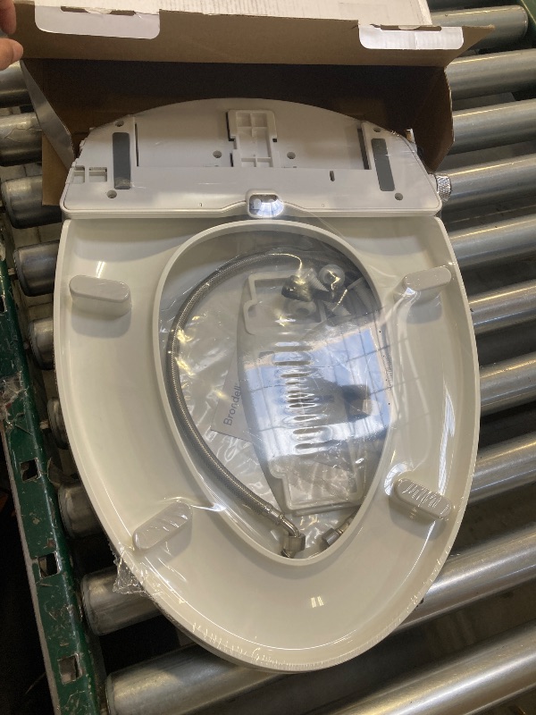 Photo 1 of Swash Ecoseat Non-Electric Bidet Seat for Elongated Toilet in White
