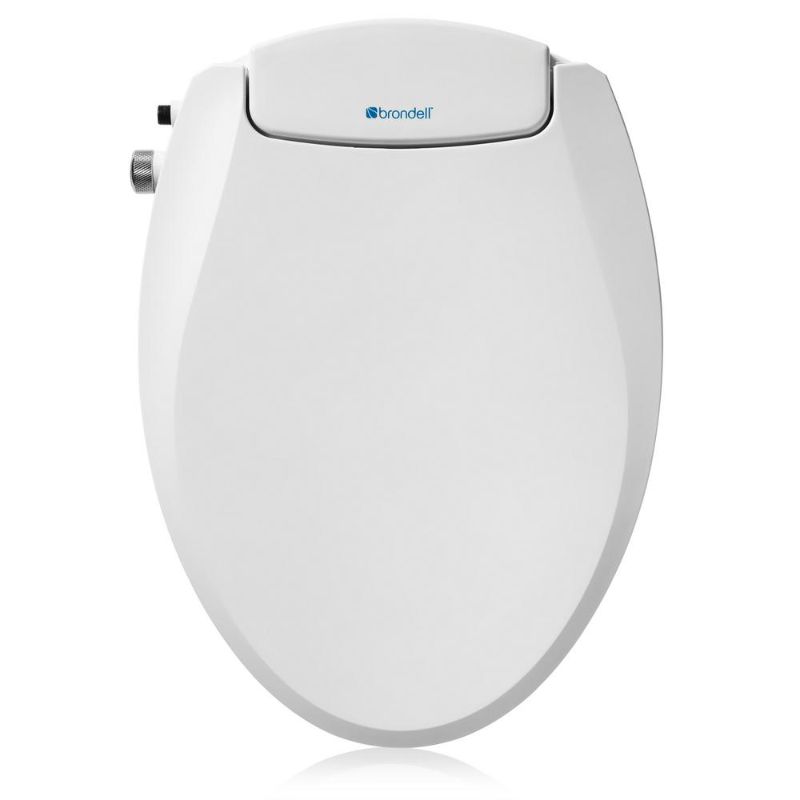 Photo 1 of Swash Ecoseat Non-Electric Bidet Seat for Elongated Toilet in White
