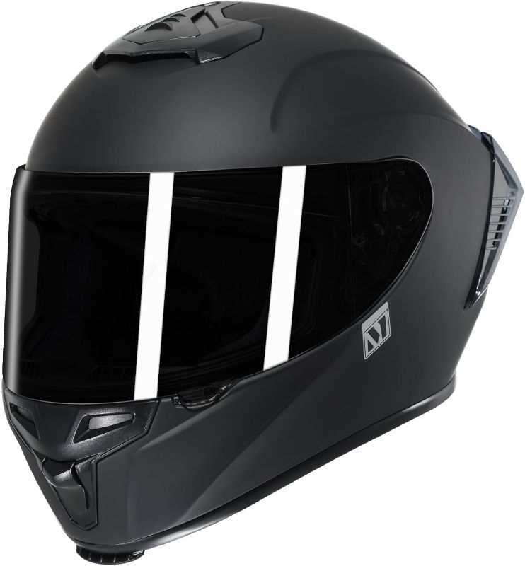 Photo 1 of Full Face Motorcycle Helmet with Spoiler - Advanced Aero Design for Men and Women (Unisex)
