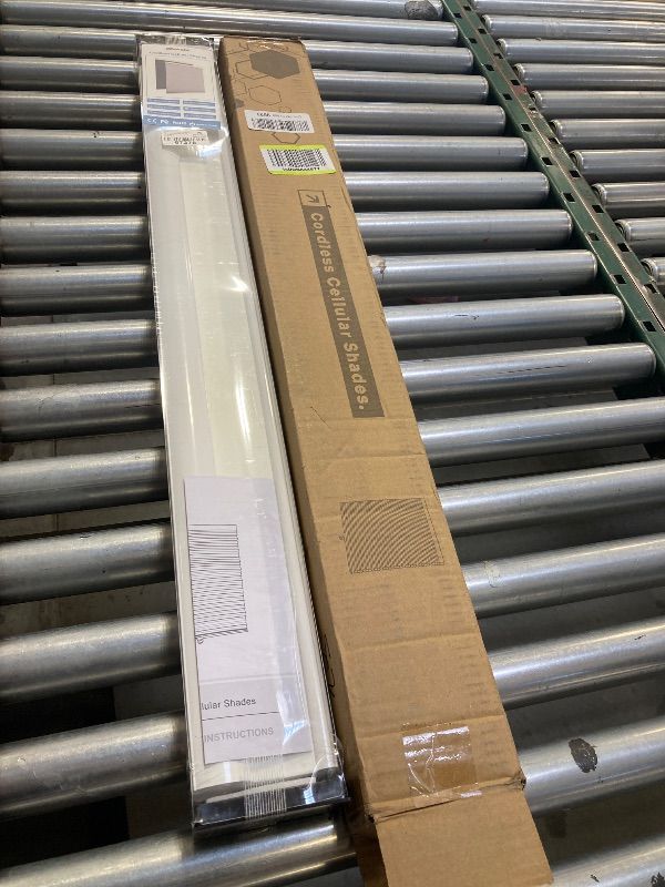 Photo 1 of Honeycomb Cellular Shades Cordless Light Filtering for Windows Inside & Outside Mount, 32x64 inch, White(Light Filtering)
