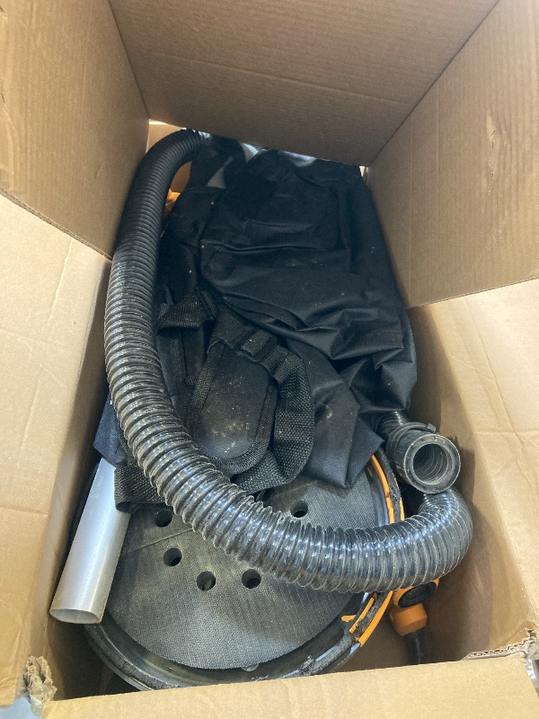 Photo 1 of GEVEELIFE Drywall Sander, 880W 7.33A Electric Drywall Sander with Vacuum Dust Collector, 5 Variable Speed 1000-2100RPM, LED Light, Foldable & Extendable Handle, 12 Sanding Discs
