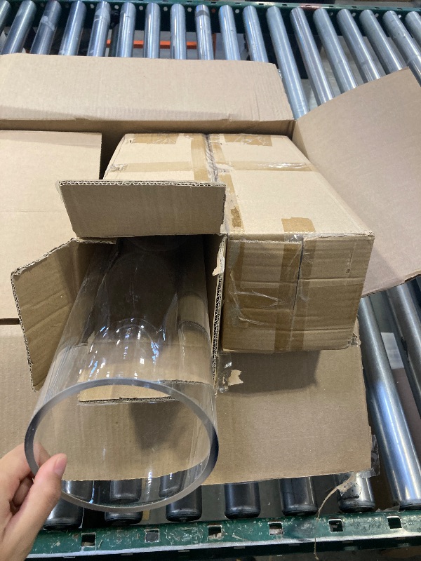 Photo 1 of 12pcs Clear Glass Cylinder Vases, 4, 6, 7.5, 10 Inch Tall Cylinder Vases for Centerpieces,Glass Flower Vase Hurricane Floating Candle Holder Vase for Table Shelf, Wedding, Party,Home & Office Decor