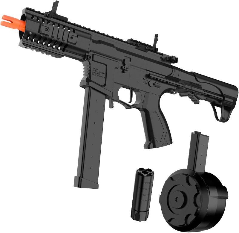 Photo 1 of Electric Gel Blaster Modified Toy-ARP9,Semi & Full Automatic Modes Splatter-Blaster 280+FPS,120FT for Outdoor Activities Team Games- Ages 14 & Up and Adults with Drum mag,Long mag,Goggles,Black
