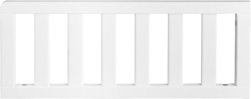 Photo 1 of Toddler Safe Guardrail Compatible with Delta Children Convertible Crib, Crib Rail for Prevent Toddler from Rolling Off The Bed, White
