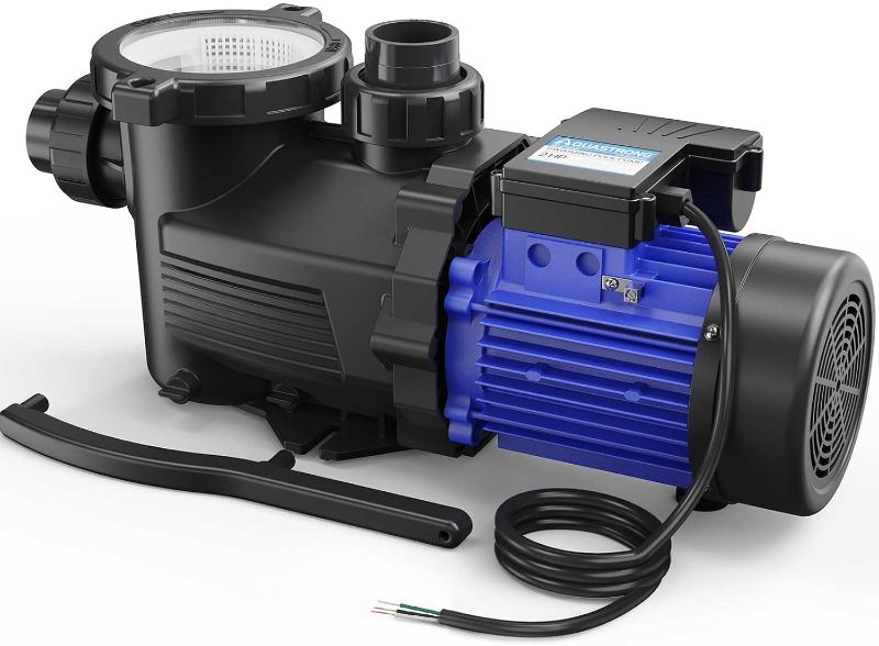 Photo 1 of AQUASTRONG In/Above Ground Pool Pump, High Flow (Single Speed, 2HP, 8917 GPH, 220V)