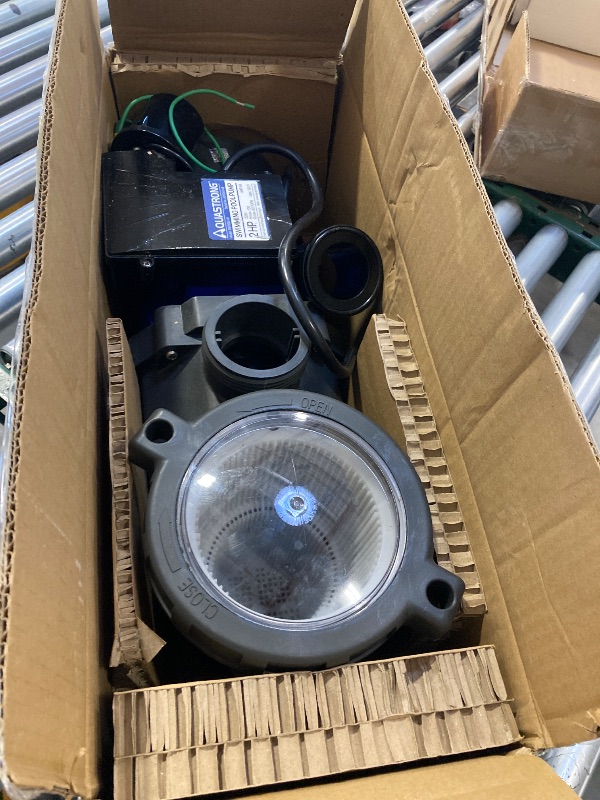 Photo 1 of AQUASTRONG In/Above Ground Pool Pump, High Flow (Single Speed, 2HP, 8917 GPH, 220V)
