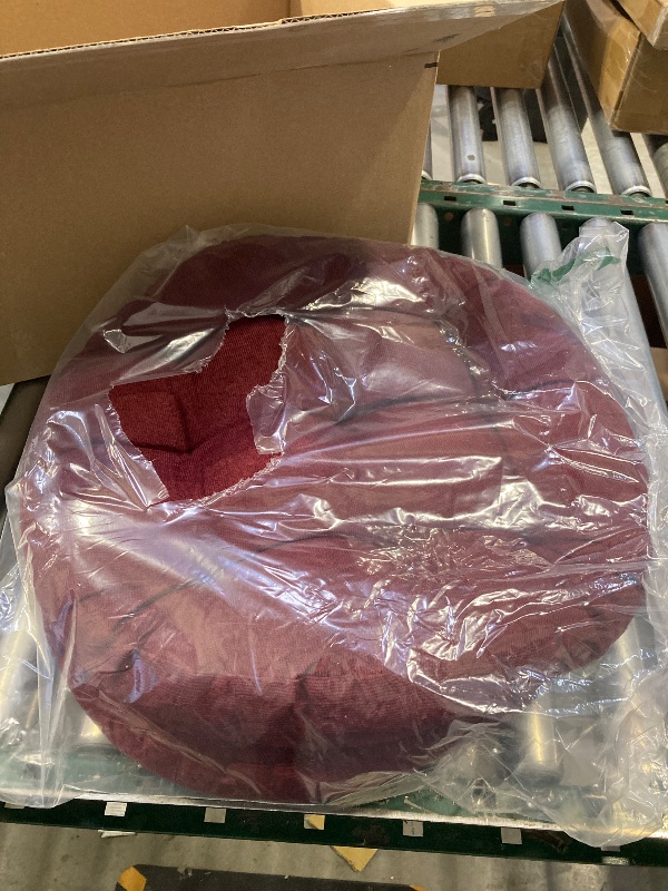 Photo 1 of Chair Cushions, Set Of 2, Burgundy 