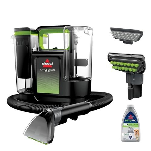 Photo 1 of BISSELL 3860 Little Green Max Pet Portable Carpet and Upholstery Deep Cleaner Black