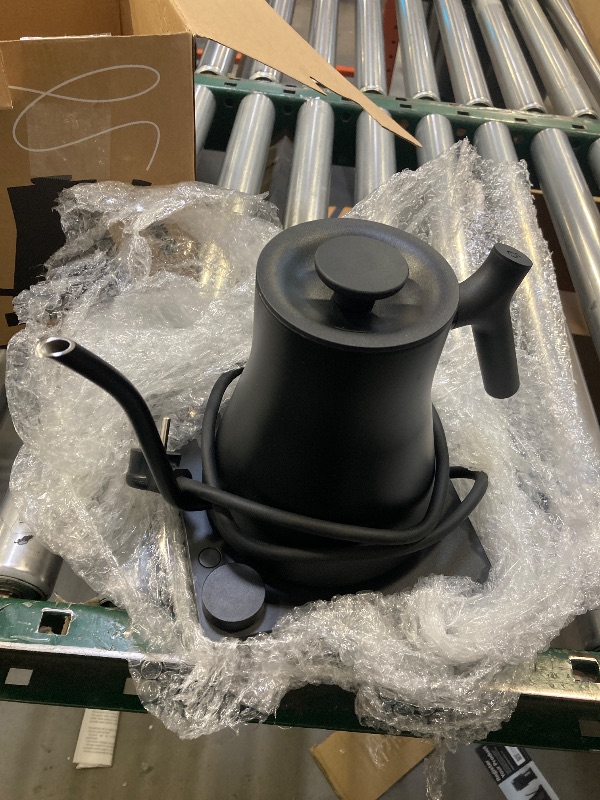 Photo 1 of Fellow Stagg EKG Pro Electric Gooseneck Kettle - Pour-Over Coffee and Tea, Quick Heating, Precise Temperature Control, Scheduling, Built-in Brew Timer, Matte Black, 0.9 Liter