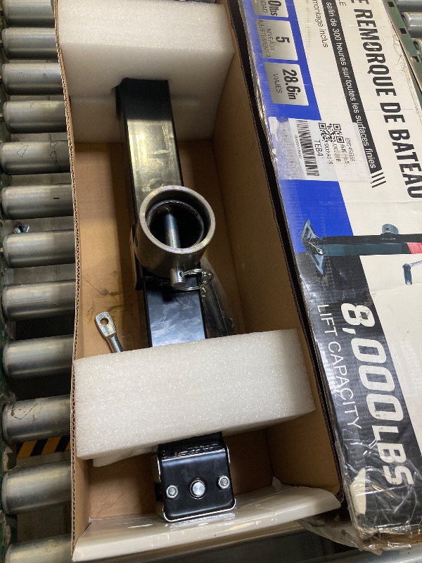 Photo 1 of 8000 lbs Swivel Trailer Jack, Weld-On Pipe Mount Tongue Jack,28.6" Vertical Travel, Adjustable Drop Leg, for Utility Trailers, Yacht Trailers, Boat Trailer Jack
