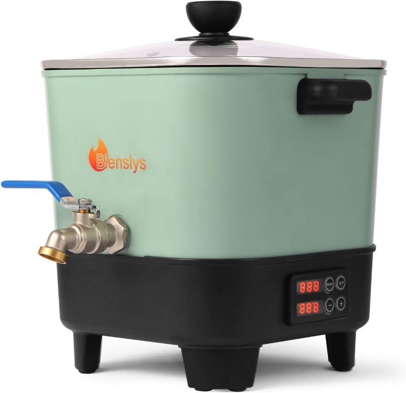 Photo 1 of Electric Wax Melter Pot for Candle&Soap Making-Large 7Qts Capacity, Digital Temperature Panel with Spout, Non-Stick, V Bottom for Easy Pour&Clean
