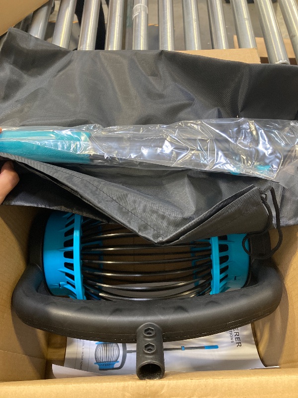 Photo 1 of Tennis Ball Collector Roller, No Bending Over Quick Rolling Picker. 2 Ways to get The Ball,Telescopic Tennis Ball Picker for 1.5"-3" Tennis/Golf/, Up to 20+ Tennis Balls
