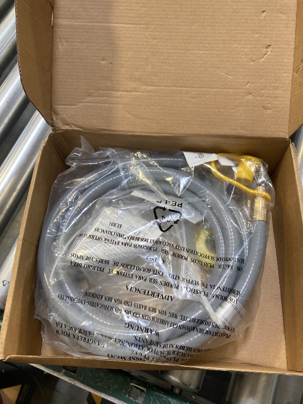 Photo 1 of MENSI 10FT Propane Y Splitter Adapter with 3/8" Quick Connect Natural Gas Connection Hose and 3/8" Female Flare Fittings