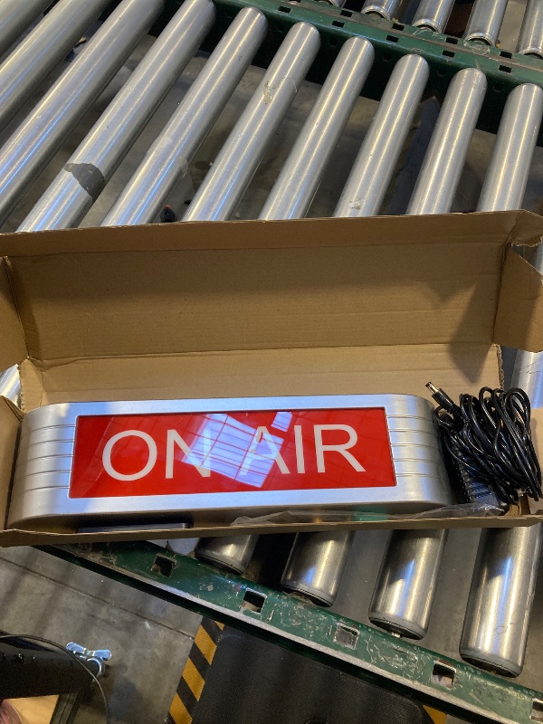 Photo 1 of On Air  Sign Recording Warning Sign for Studio| Radio Station|Office or home Decor |Door|Youtube|Bar Pub,Different Lighting Modes Wireless Using With Remote Control (On Air)