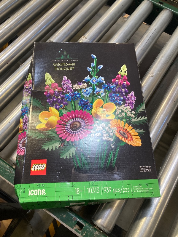 Photo 1 of LEGO Botanicals Artificial Wildflower Bouquet - Fake Indoor Flowers Building Set for Home, Kitchen, Desk Decoration, Adults Ages 18+ - Gift for Birthdays - 10313