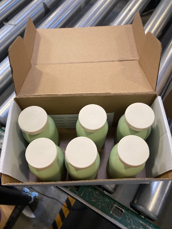 Photo 1 of UMETASS 3.4 oz Plastic Small Travel Shampoo Bottles, Refillable Flip Cap Squeeze Bottles for Toiletries, Leakage-proof Travel Shampoo and Conditioner Container (6 pack)