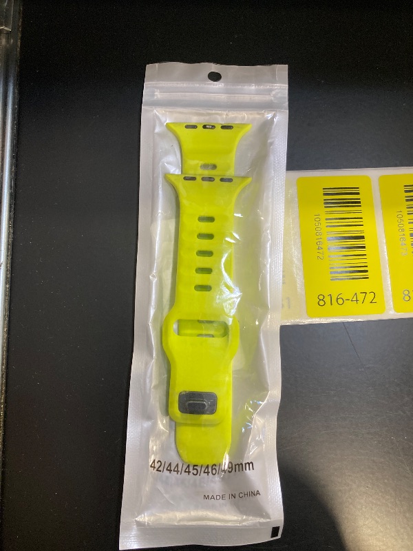 Photo 1 of raycarrey for Apple Watch Sport Band Ultra 2 Ultra 49mm 46mm 45mm 44mm, Adventurous Rugged Silicone Rubber Strap with Metal Watch Clasp,for iWatch Series 10 9 8 7 6 5 4 3 2 1 SE 2 SE Men Women