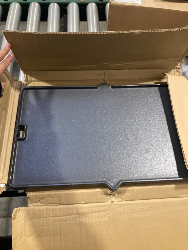 Photo 1 of 7404 Cast Iron Reversible Griddle for Weber Summit Series Gas Grills, Flat Top Grill Griddle for Weber Summit E-420/E-450/E-470/S-470/E-670/S-670 Series